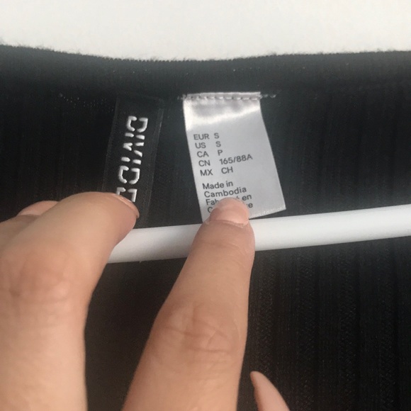 Black wrap sweater - Picture 3 of 3